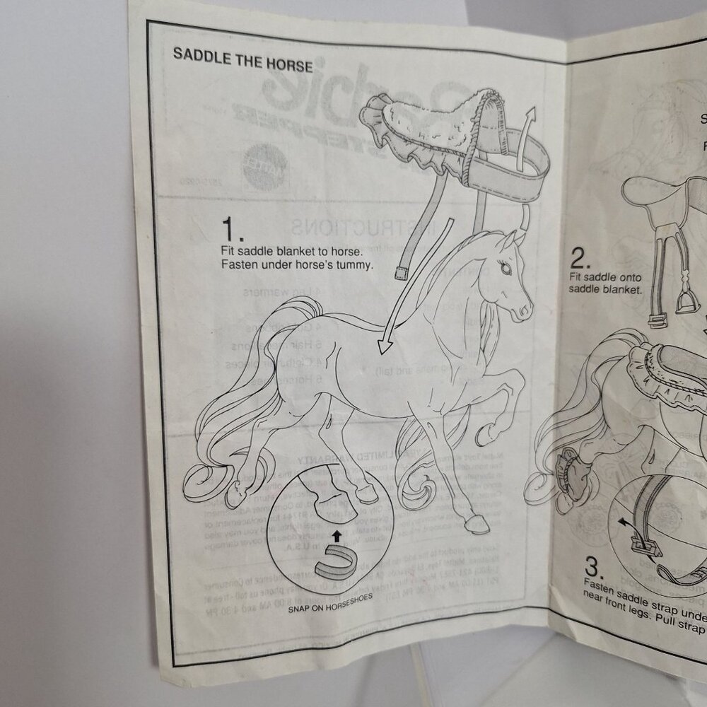 Barbie Star Stepper Horse Instructions Manual 1991 Mattel Vintage - Picture 7 of 10